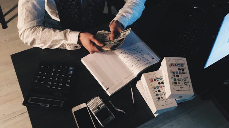 Accountant Counting Money