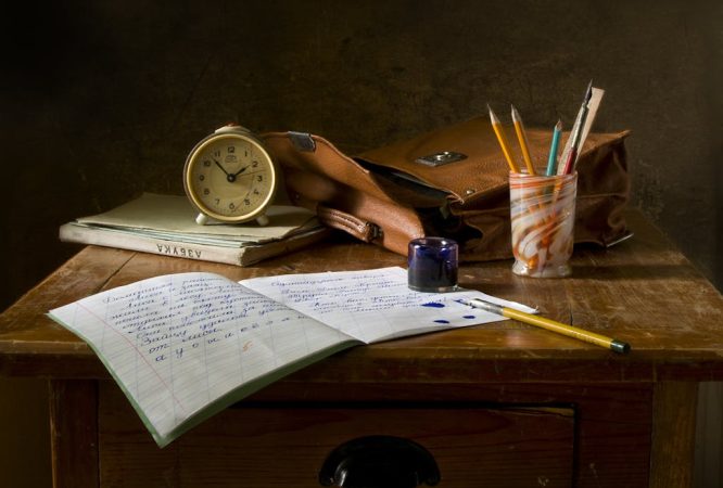 Brown Wooden Desk