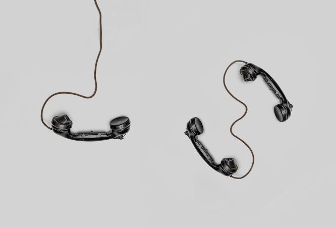 Three Black Handset Toys